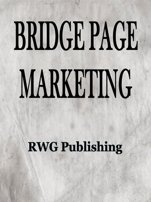 cover image of Bridge Page Marketing